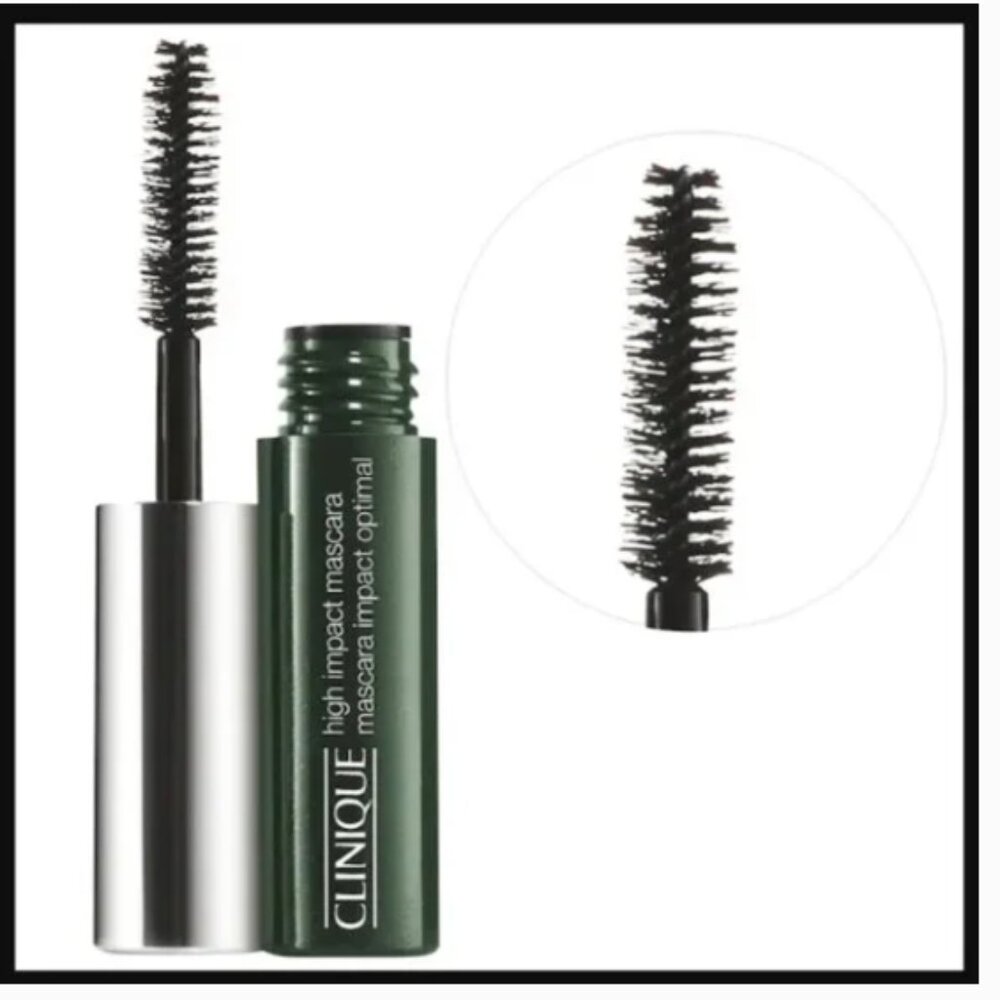 CLINIQUE Bestselling High Impact Mascara Mini Deluxe Travel 01 Black Shade